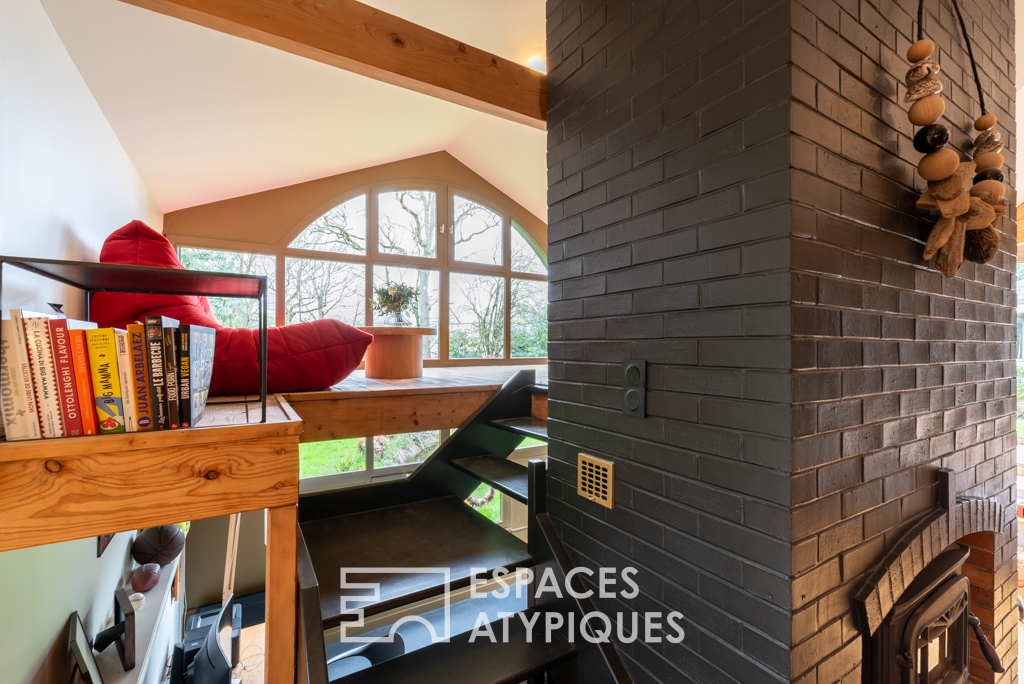Single-storey architect-designed house 10 minutes north of Rennes