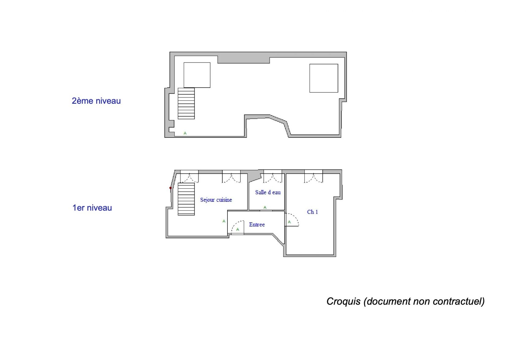 Top floor duplex in Epinettes – Batignolles