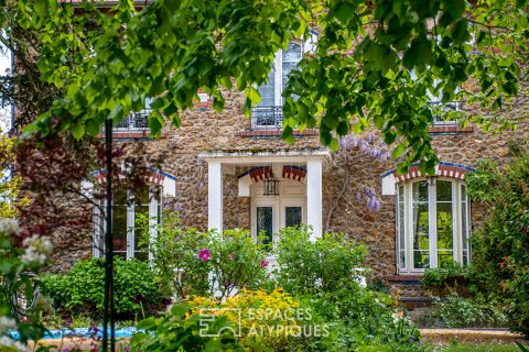 Elégante maison bourgeoise dans son écrin de verdure