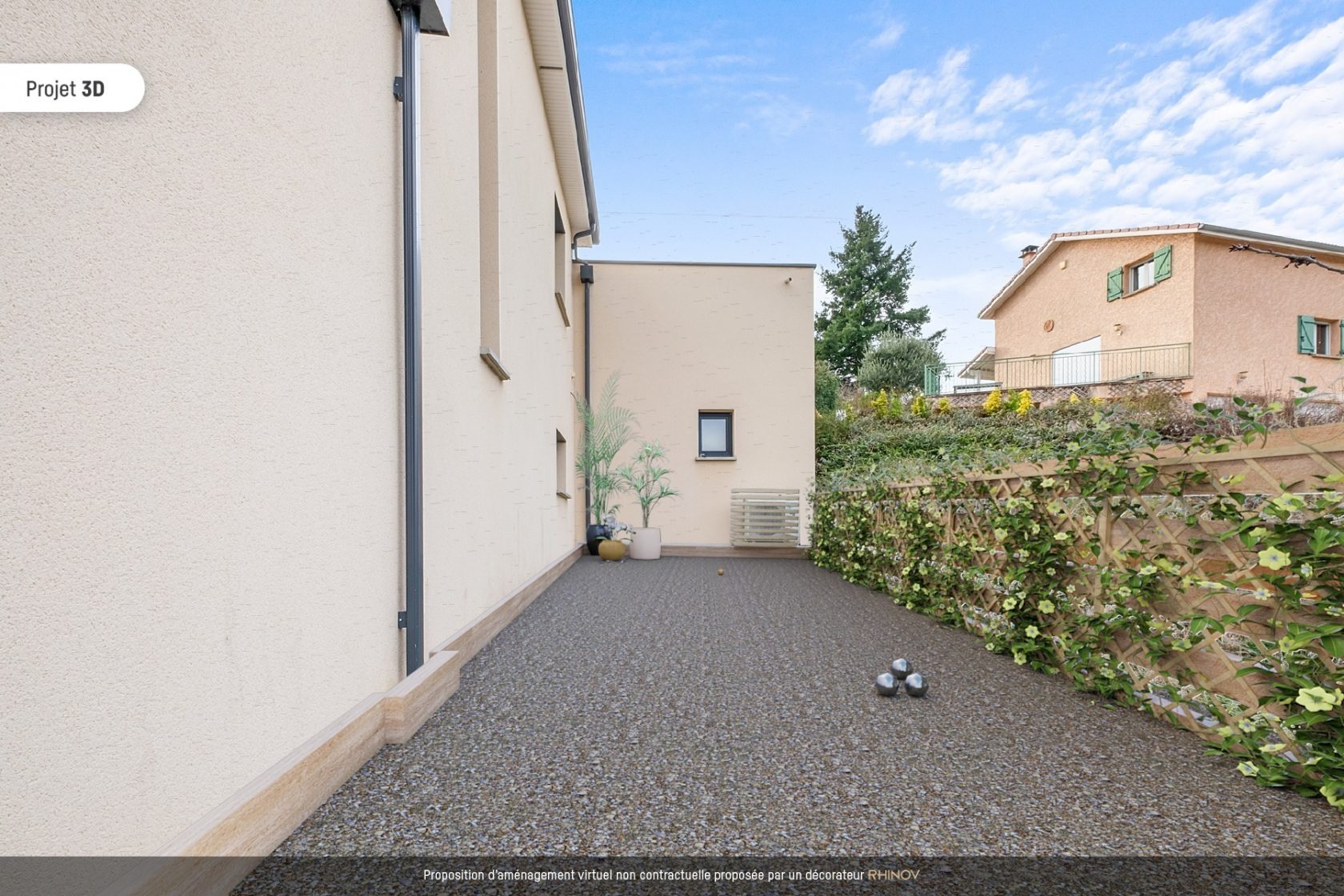 House with swimming pool on the heights of Vienne