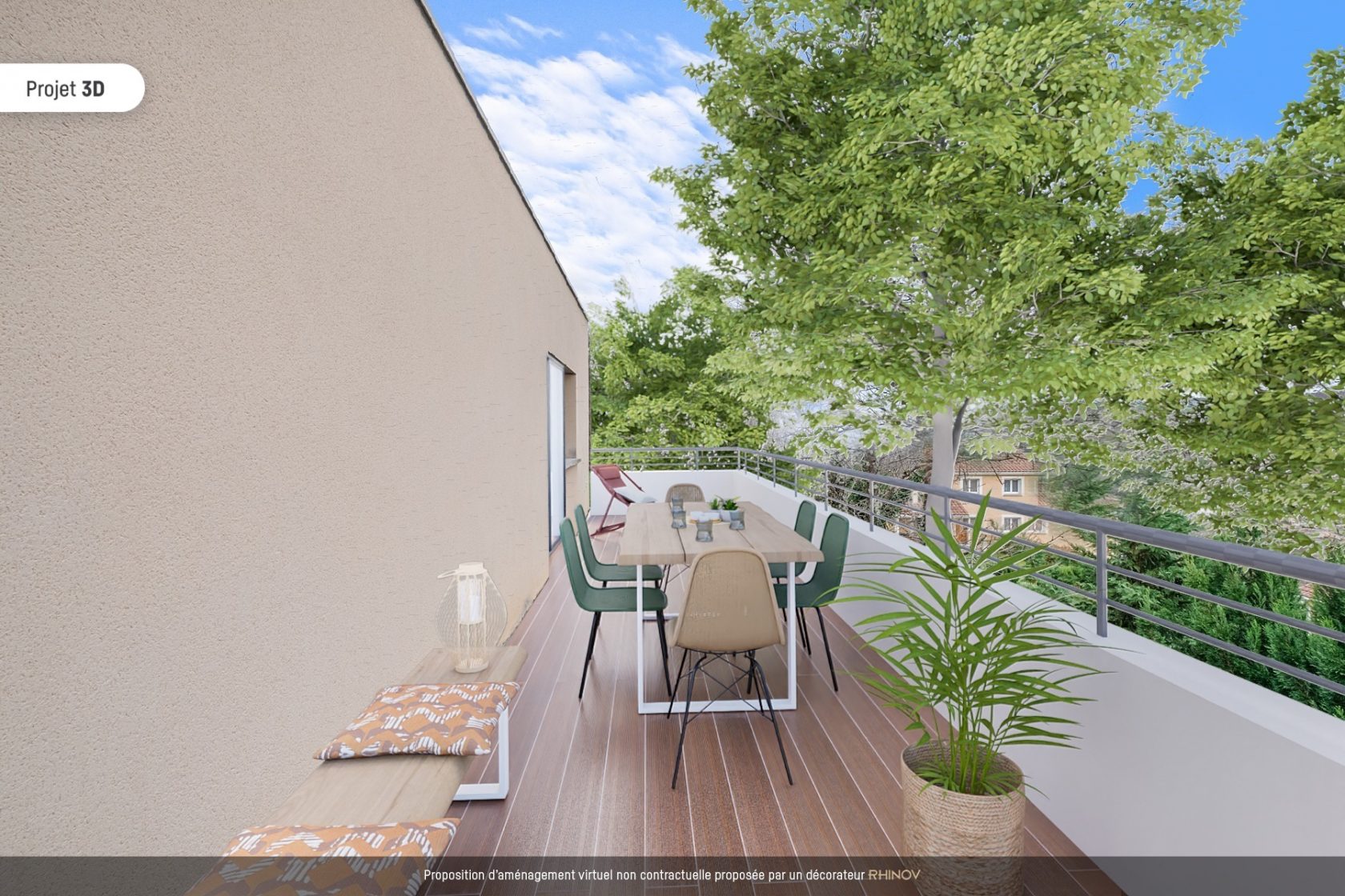 House with swimming pool on the heights of Vienne