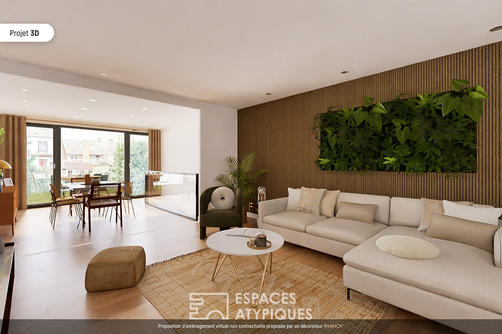 House with terrace and garden