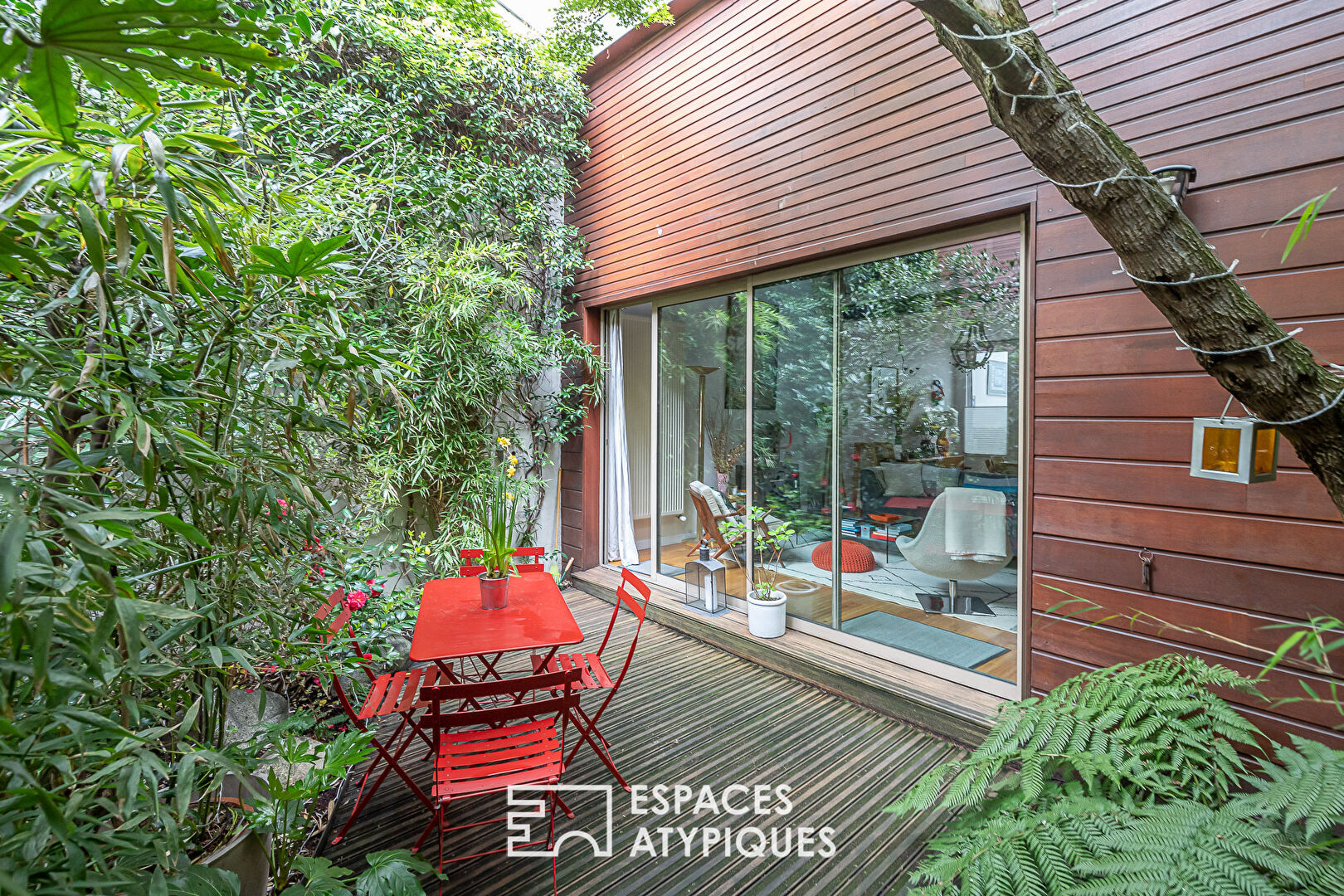 Maison à l’esprit loft avec terrasse