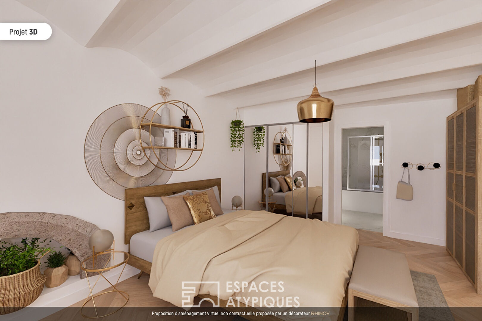 Appartement duplex de charme avec de beaux volumes au coeur de Montpellier