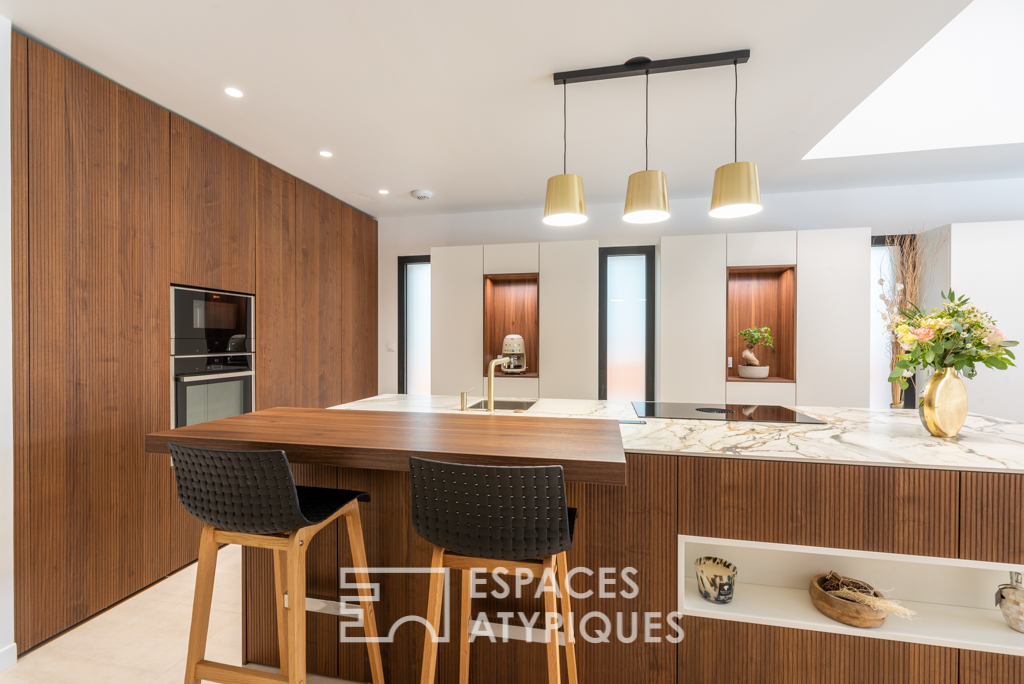 Indoor outdoor architect villa fifteen minutes from Rennes
