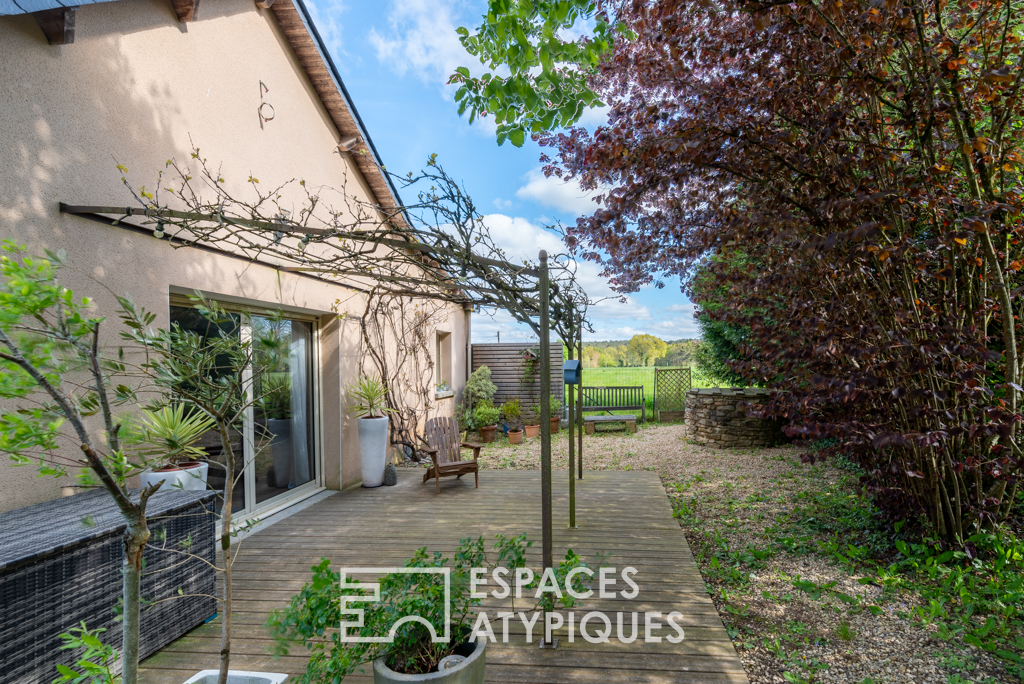 Charmante maison de campagne en pierre du XXe siècle