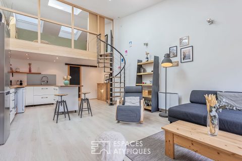 Duplex contemporain avec terrasse