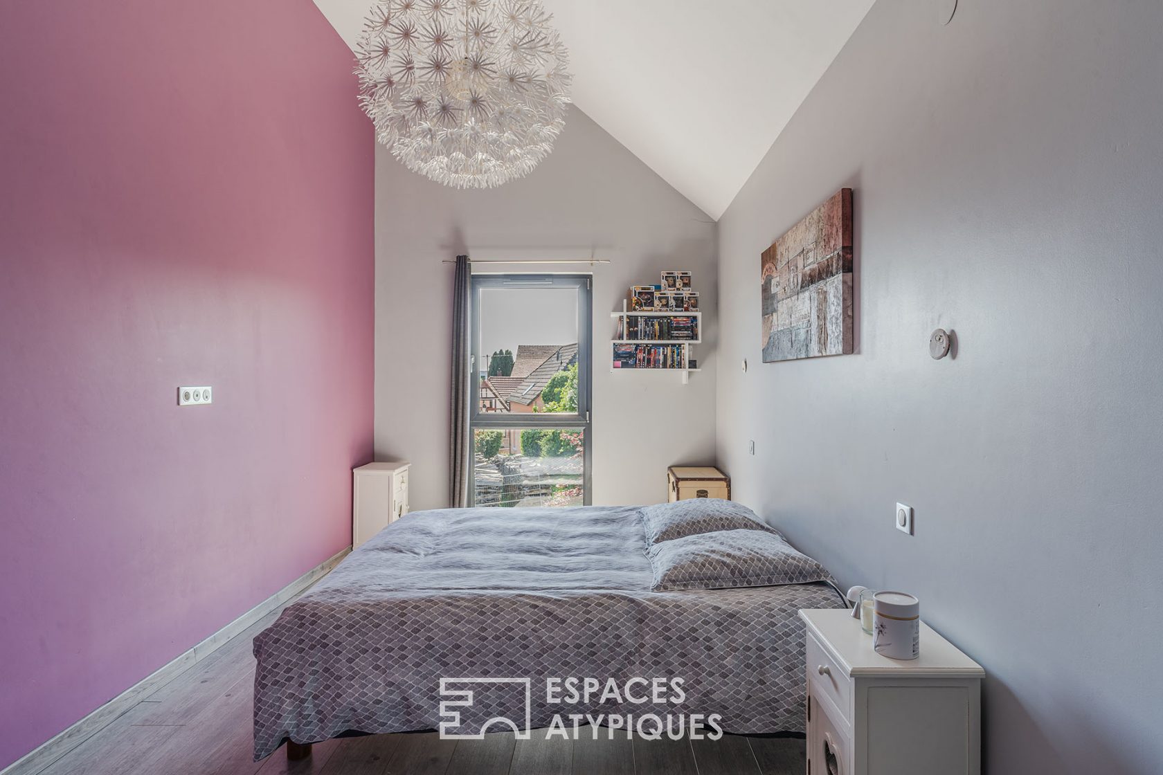 Maison contemporaine avec jardin