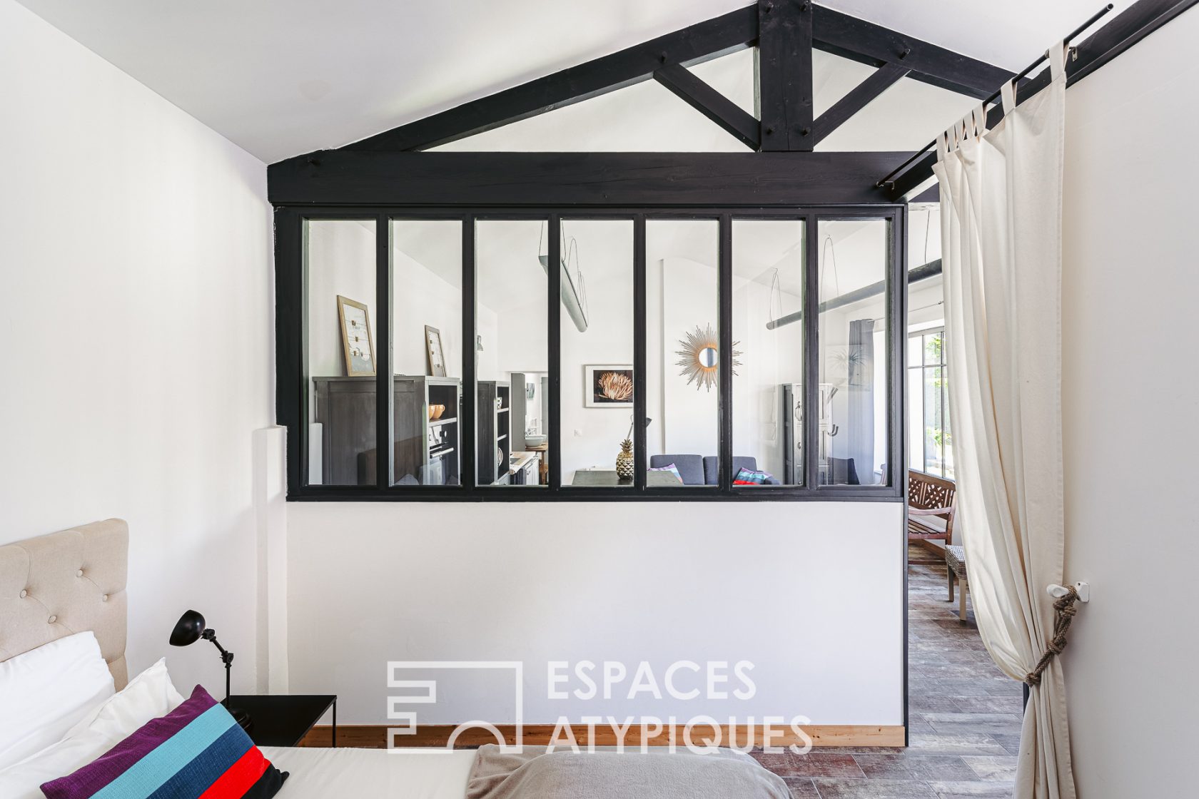 Renovated barn and its exceptional rooms
