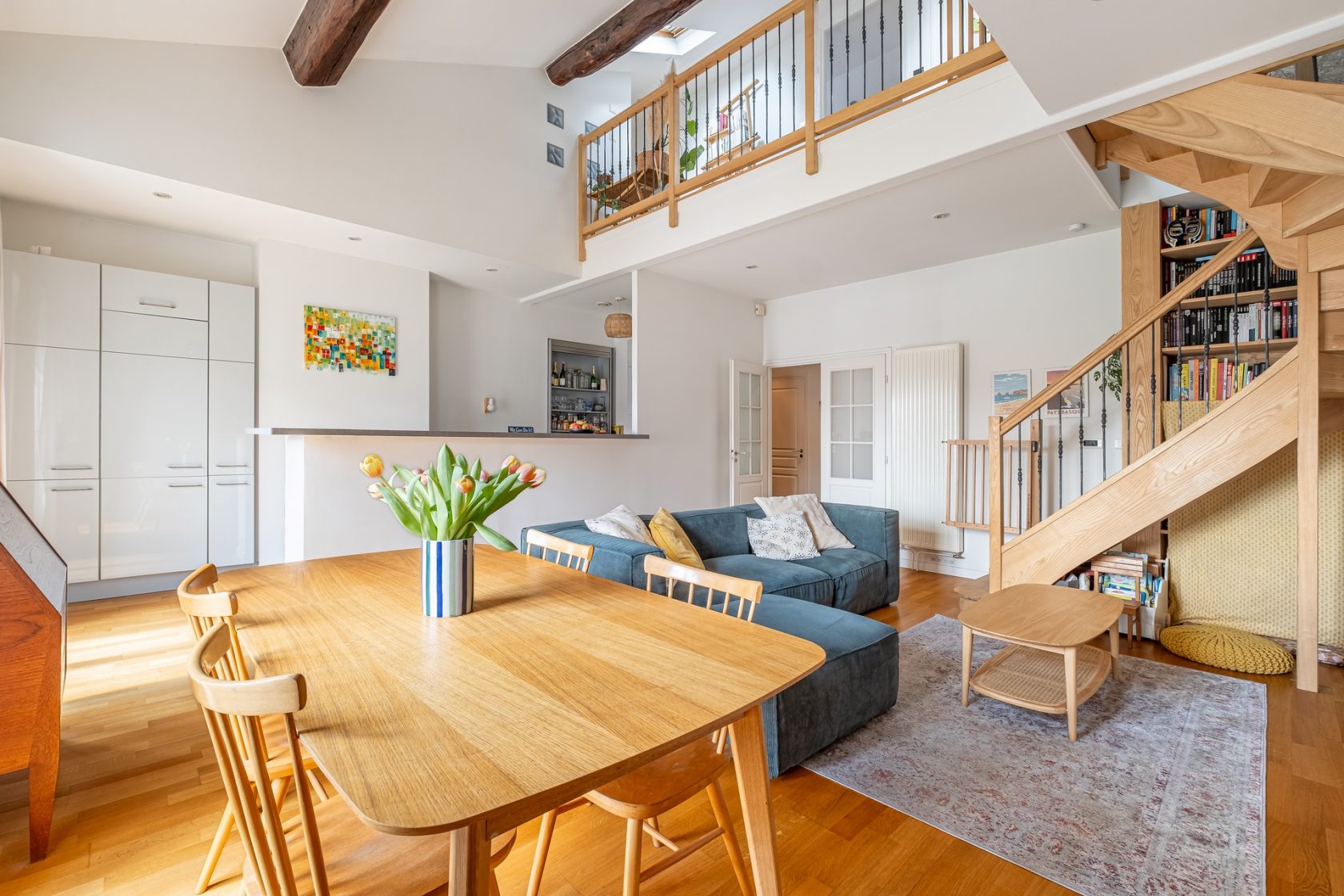 Duplex meublé et équipé au coeur de Lyon