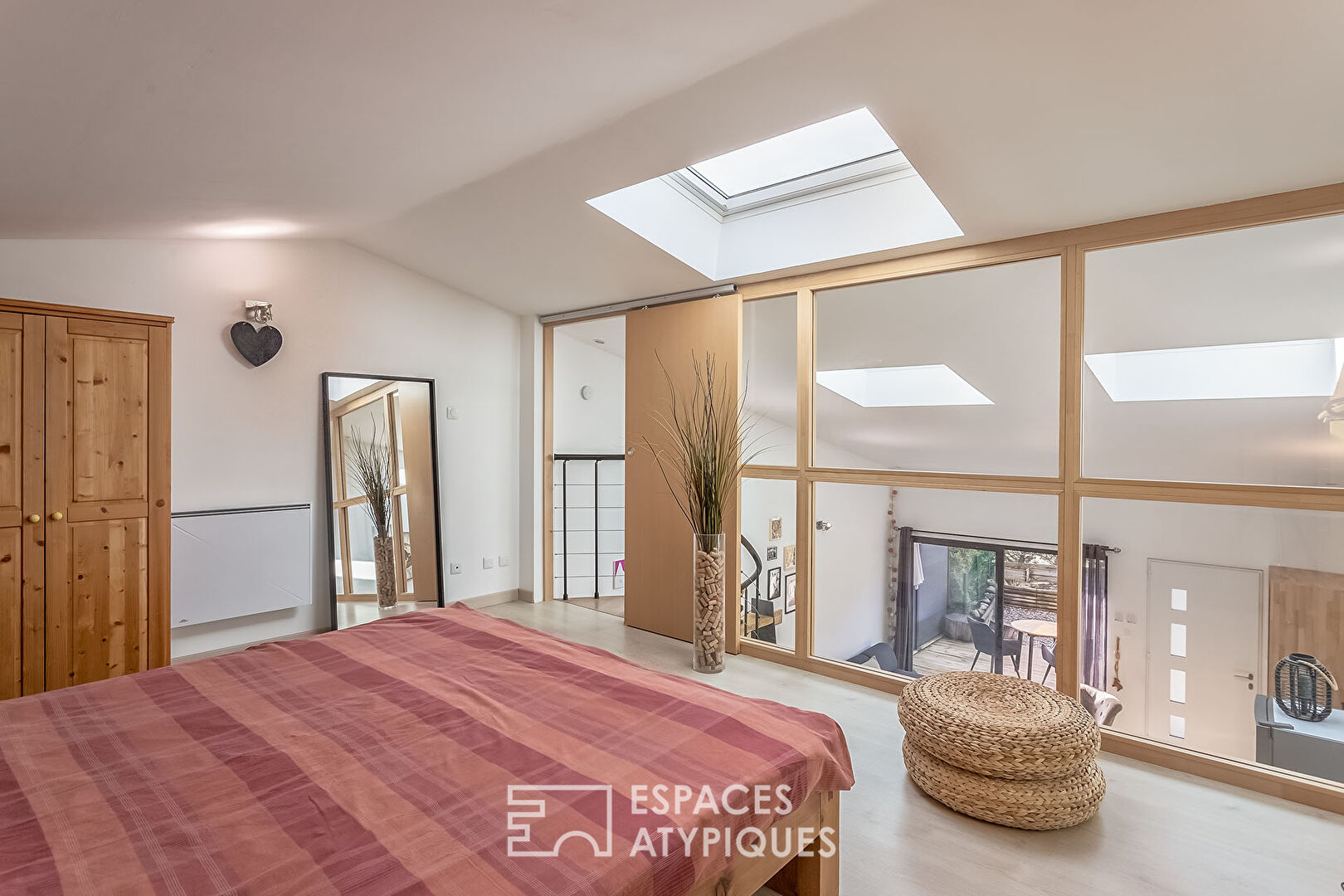 Duplex contemporain avec terrasse
