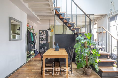 Top floor apartment near Canal de l’Ourcq