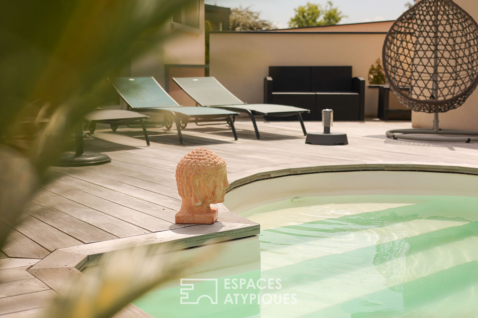 Charmante maison de plain pied avec piscine