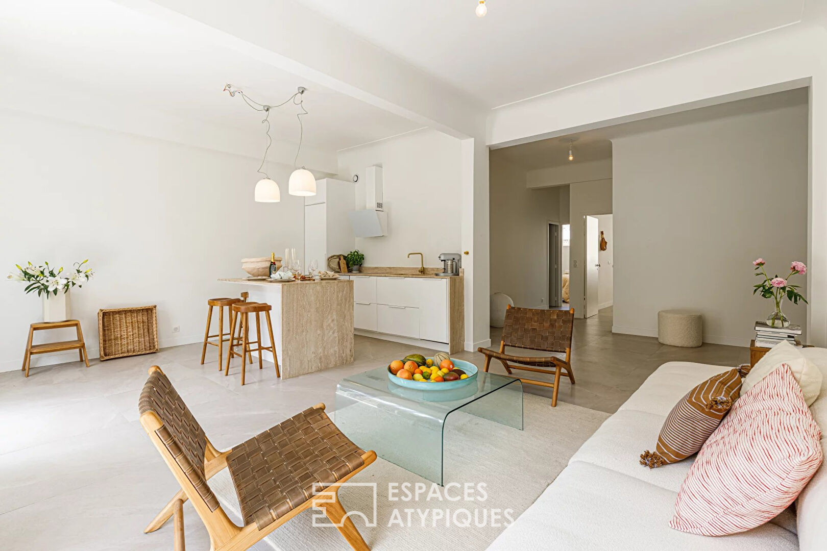 Appartement rénové avec balcon proche du Negresco