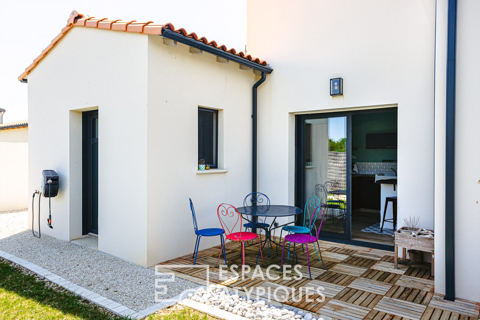 Maison d’architecte familiale au coeur du Marais Poitevin