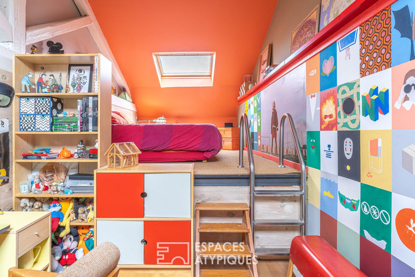 Loft dans un ancien cinéma