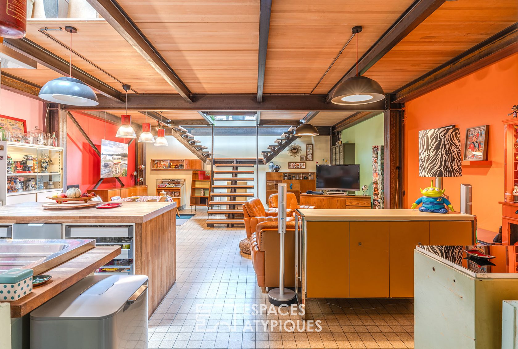Loft dans un ancien cinéma