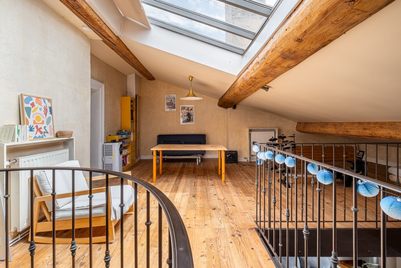 Grand duplex avec garage Place Sathonay