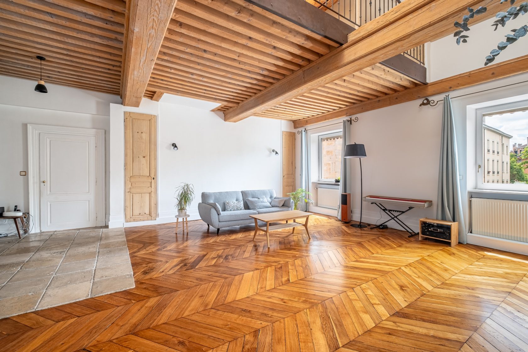 Grand duplex avec garage Place Sathonay