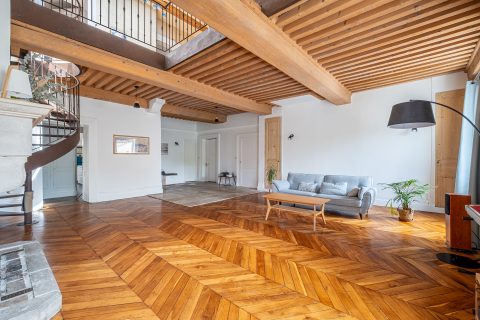 Grand duplex avec garage Place Sathonay