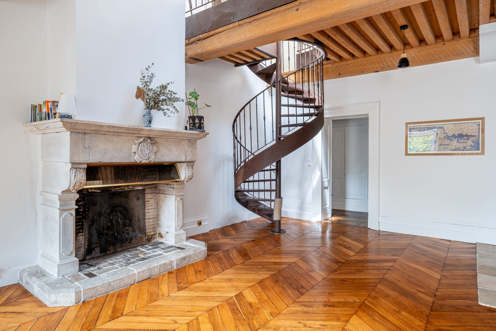Grand duplex avec garage Place Sathonay