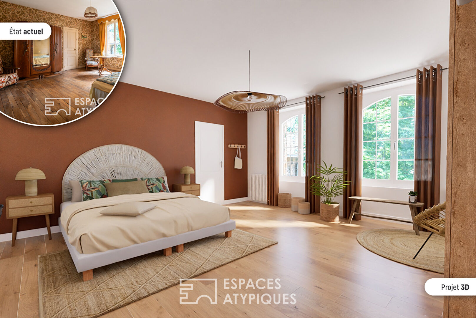 Large family home and its incredible view in the heart of the city of books