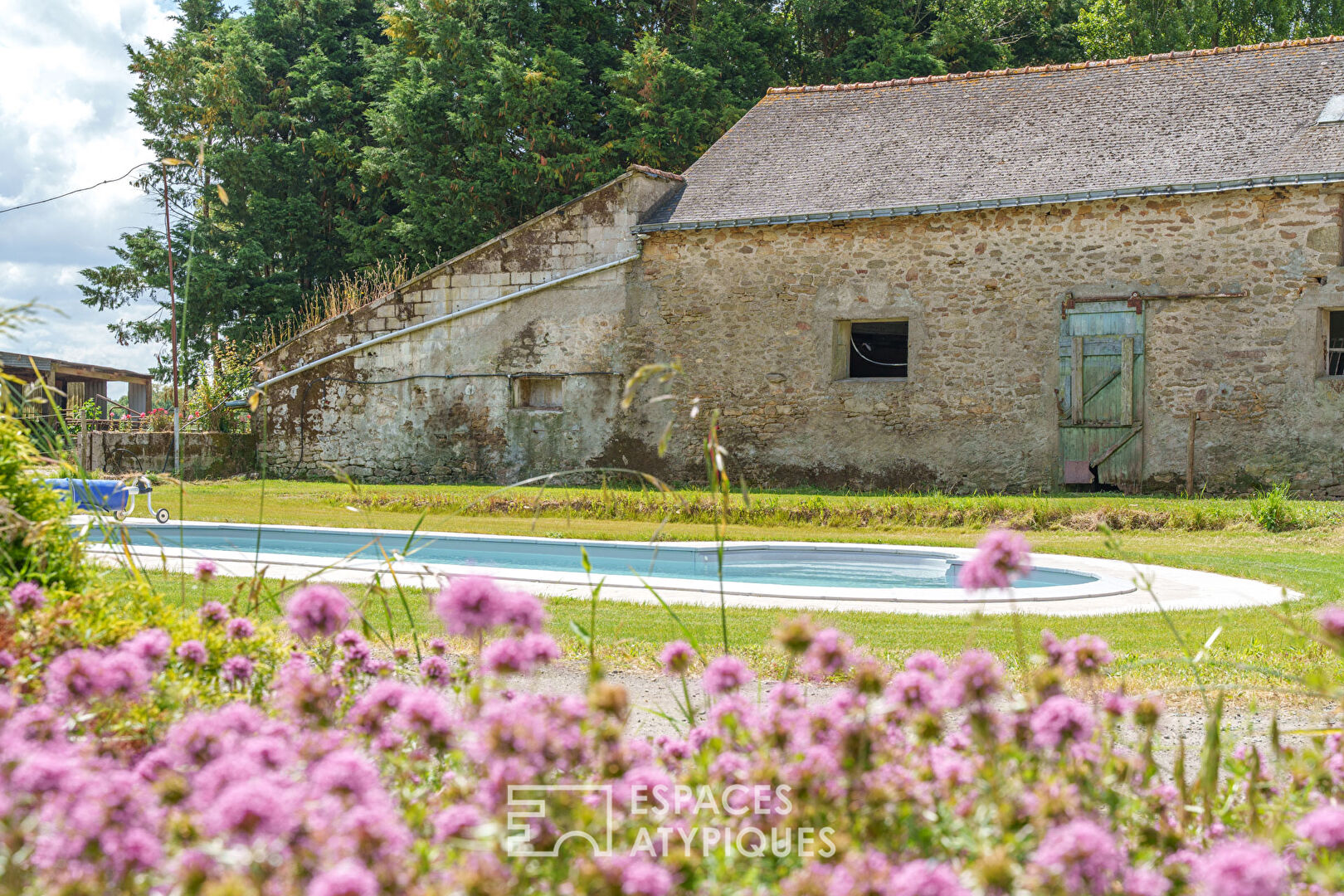 Renovated farmhouse with swimming pool on 6 hectares