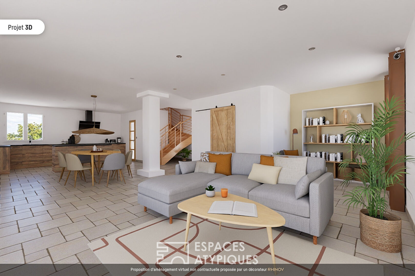 Appartement duplex avec jardin et terrasse