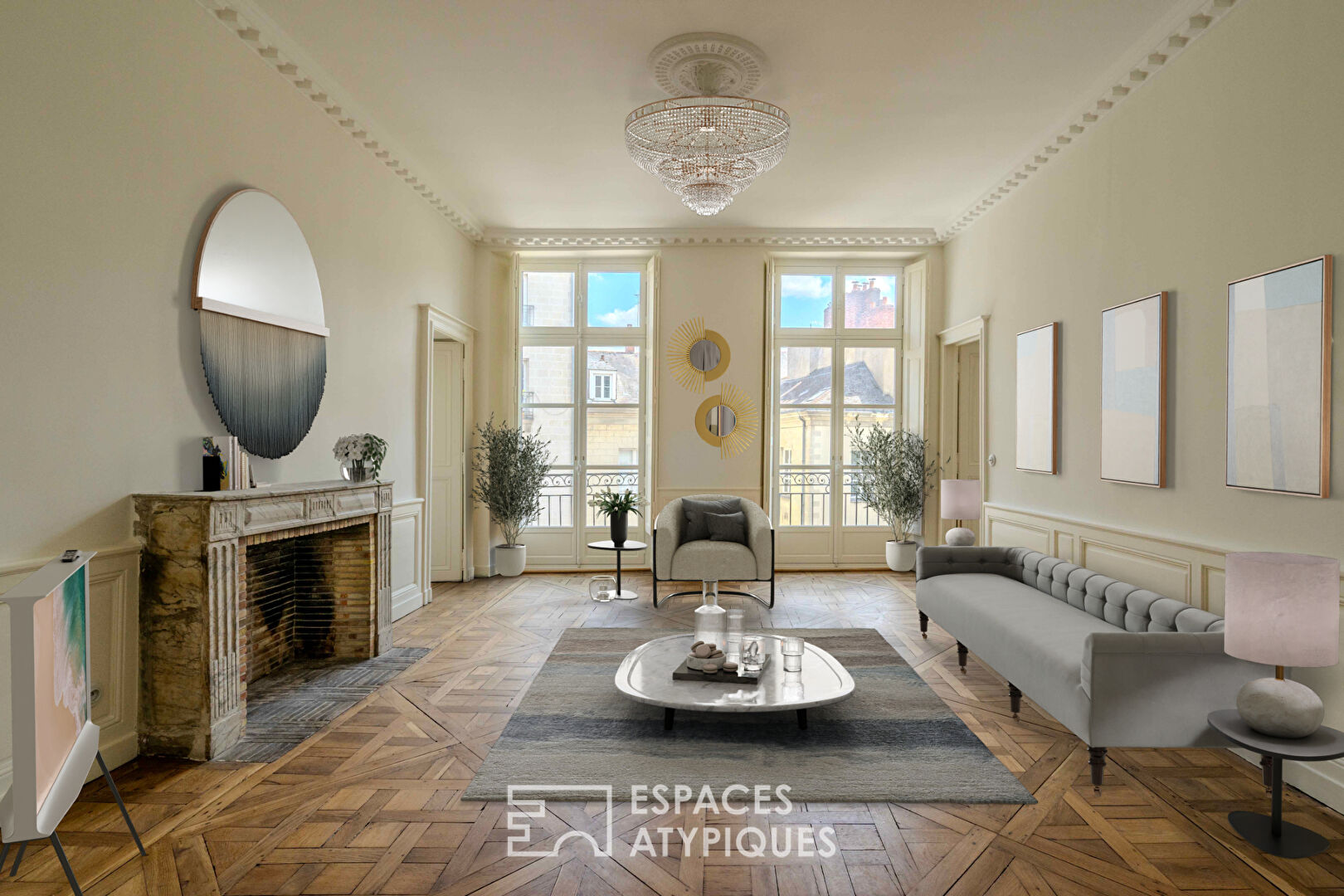 Appartement de charme entièrement restauré au coeur de Graslin