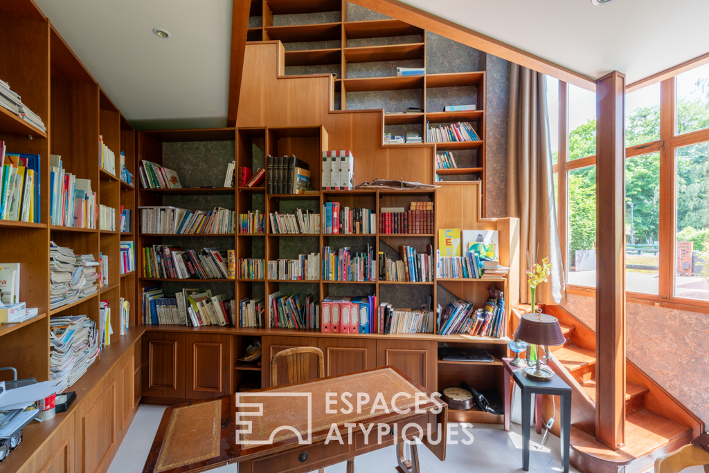 Maison d’architecte et son parc arboré au coeur du golf de Bruz