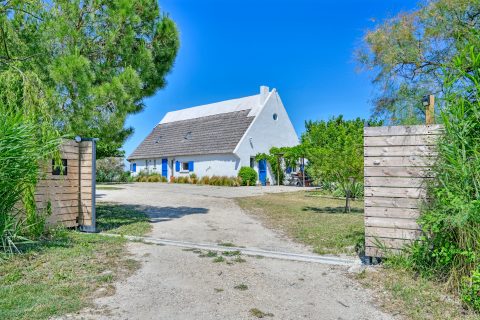 Les deux maisons de Gardian en petite Camargue