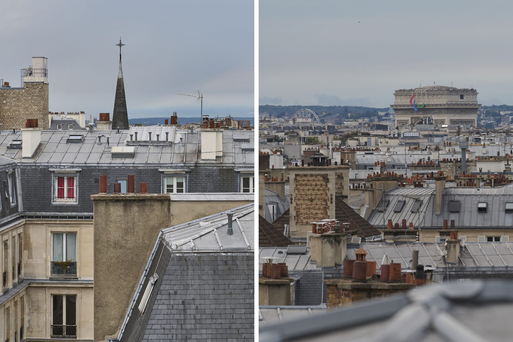 Atelier d’artiste en dernier étage avec vues – Quartier Batignolles/Europe