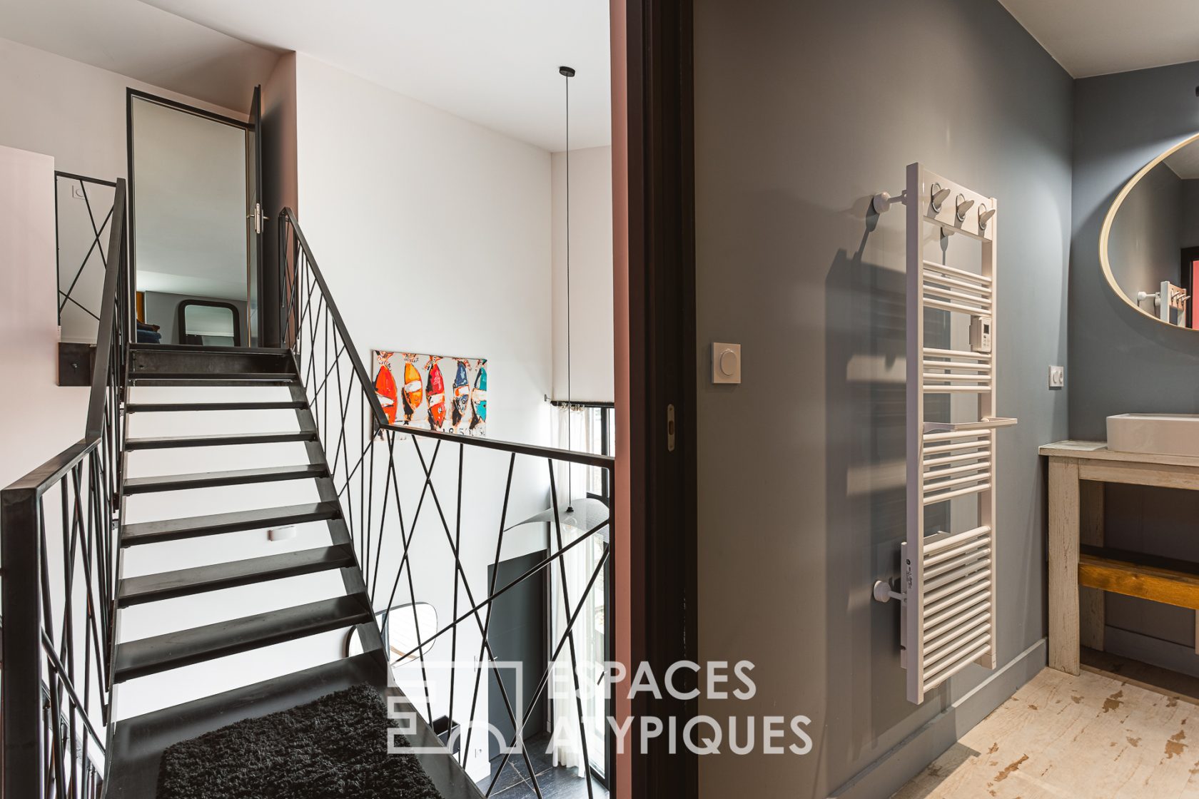 Ancien chai viticole réhabilité en loft