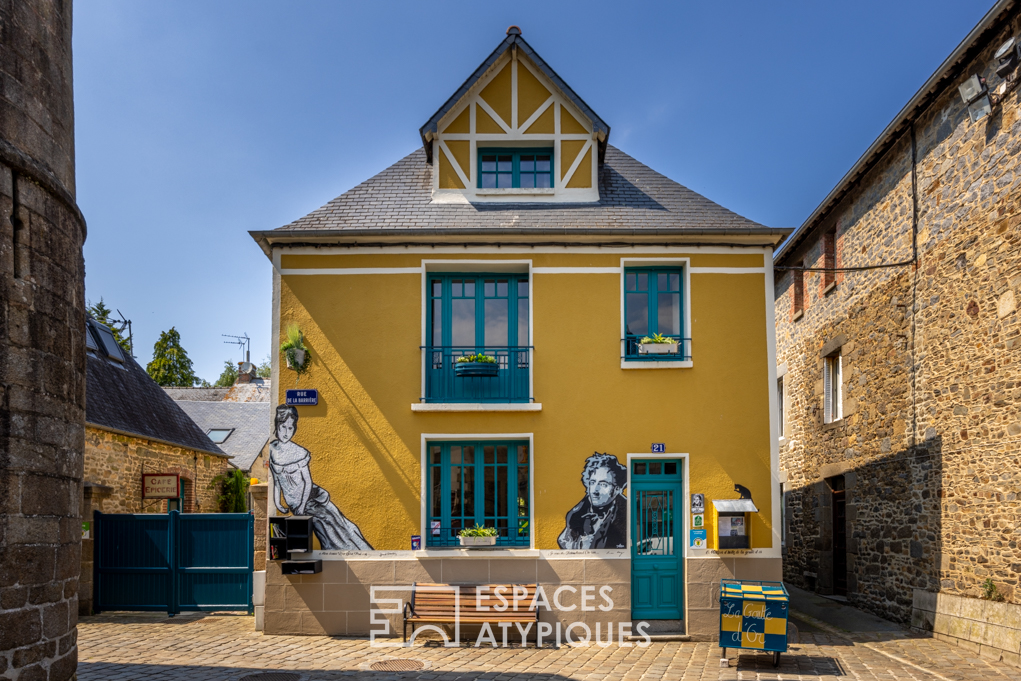 Belle propriété en pierre au coeur du centre ville de Combourg