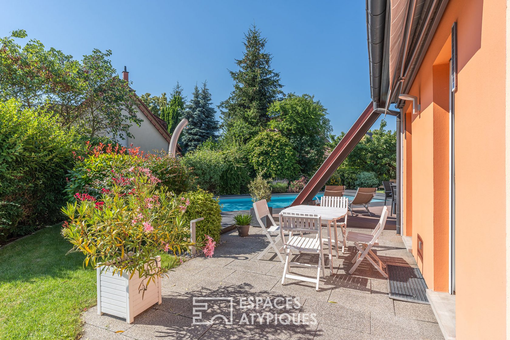 Maison d’architecte avec piscine aux portes de Strasbourg