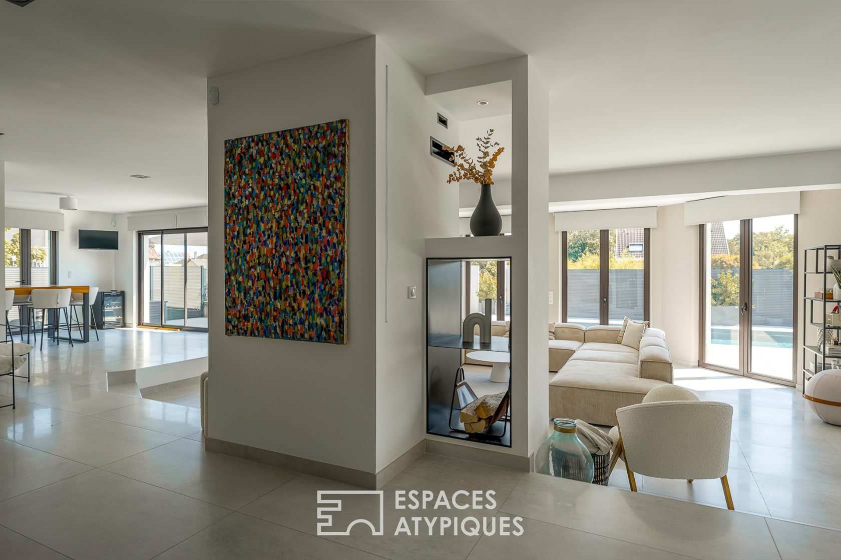 Maison d’architecte contemporaine et sa piscine