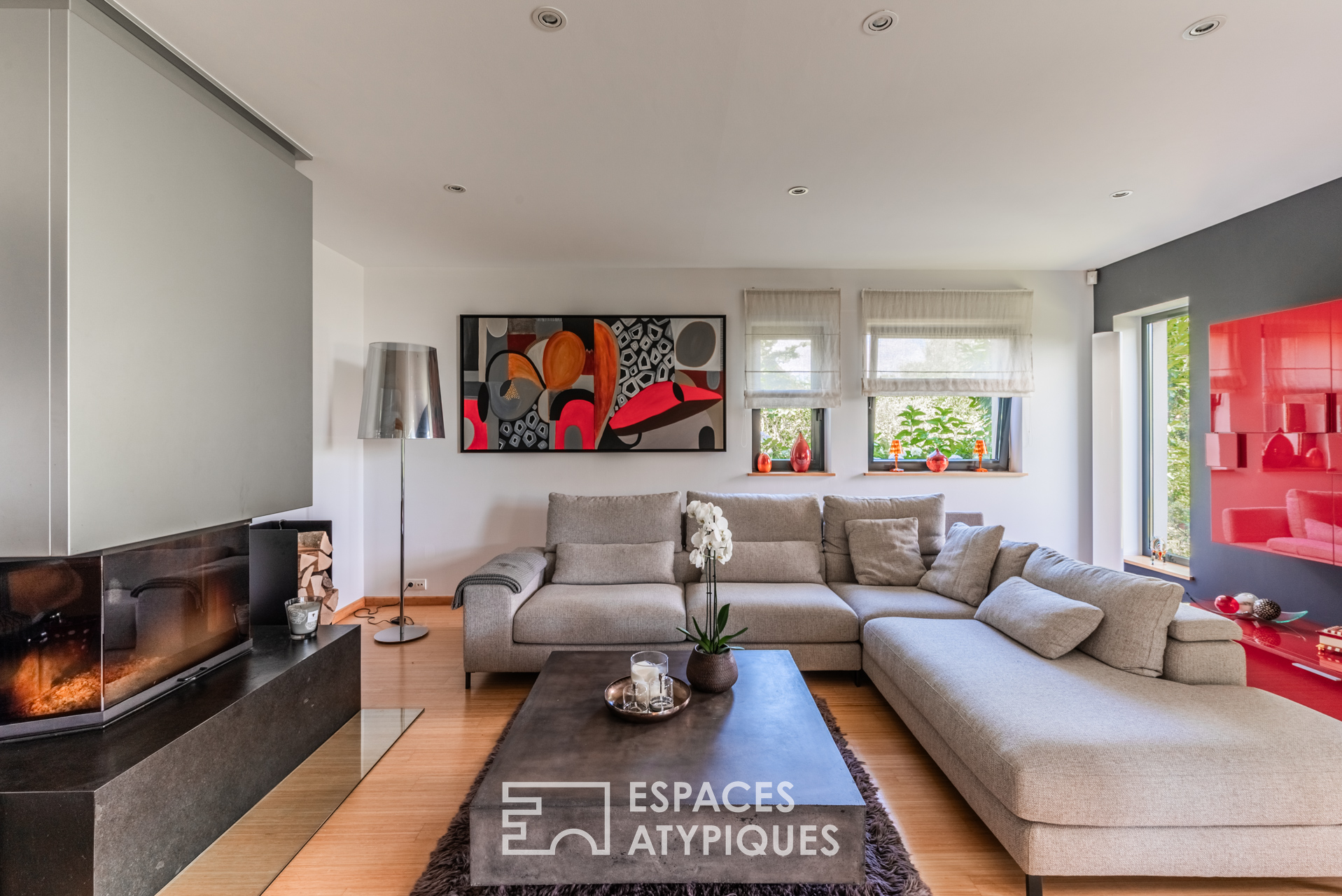 Maison d’architecte et sa piscine