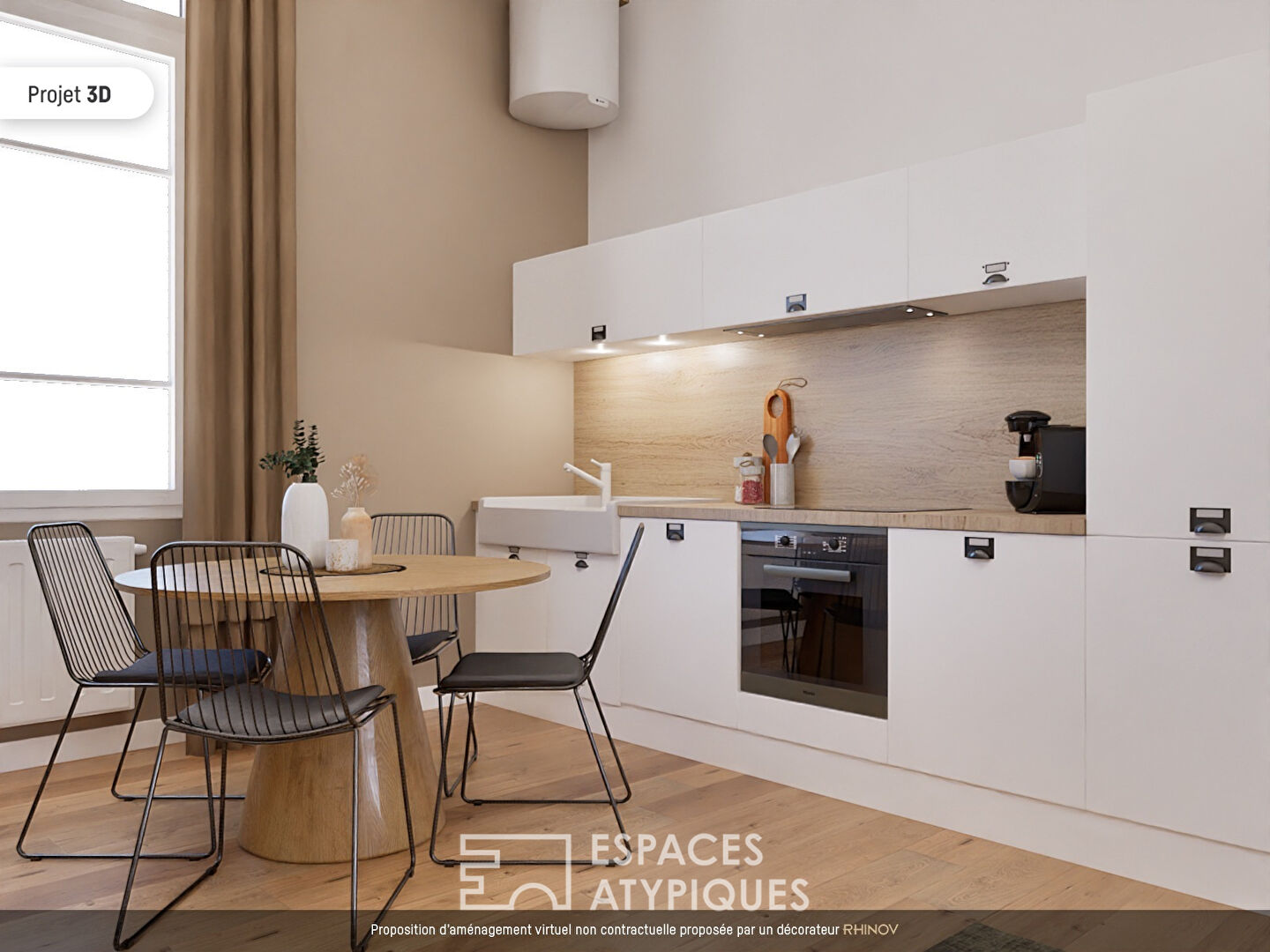 Rez-de-chaussée T2 en Centre Vaise
