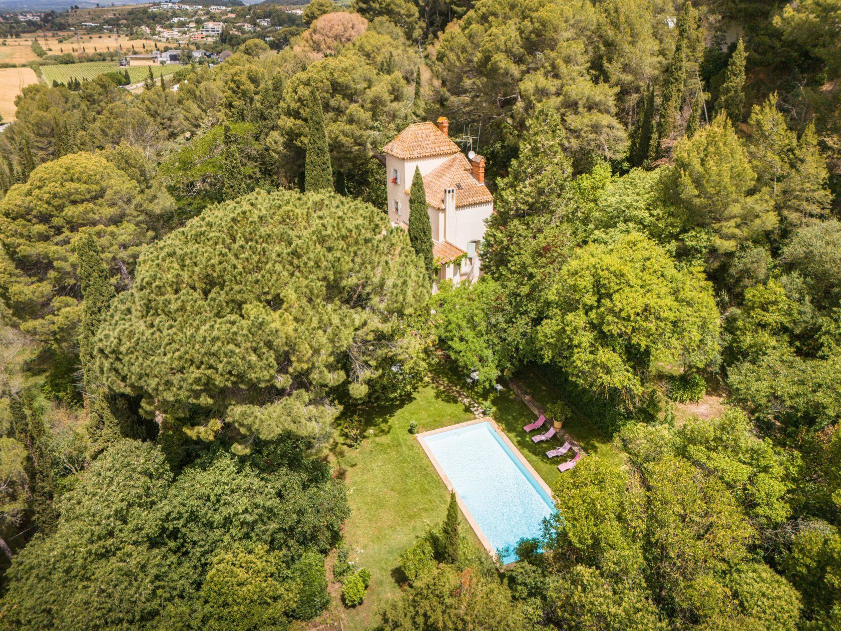 House with its aboré park in La Galinière
