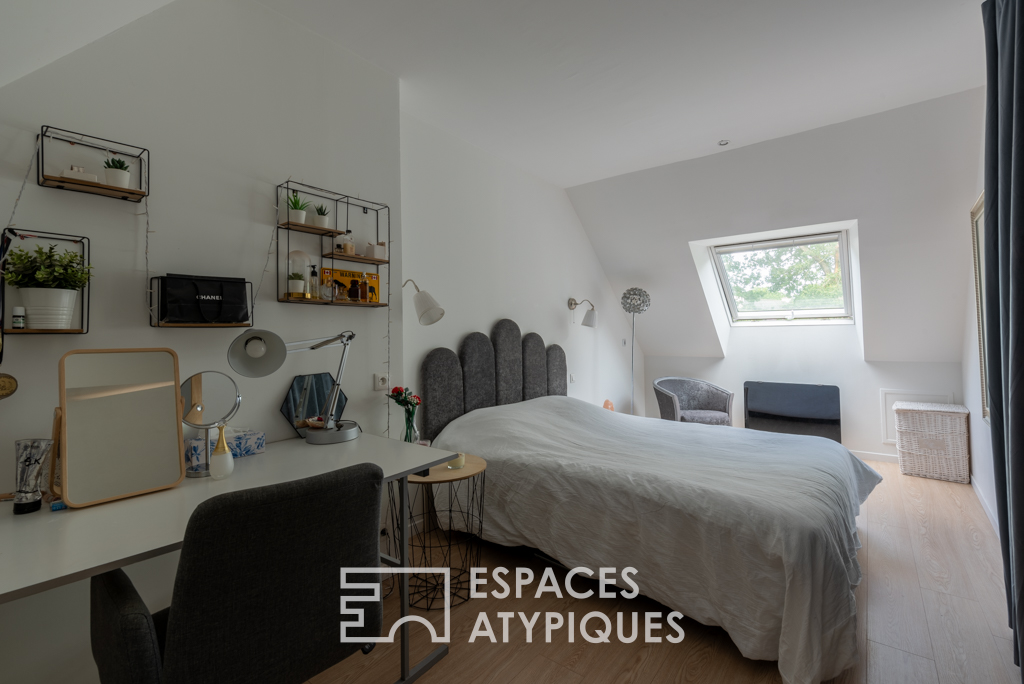 Harmonieuse villa familiale et son studio