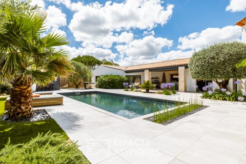Contemporary villa with a hacienda feel