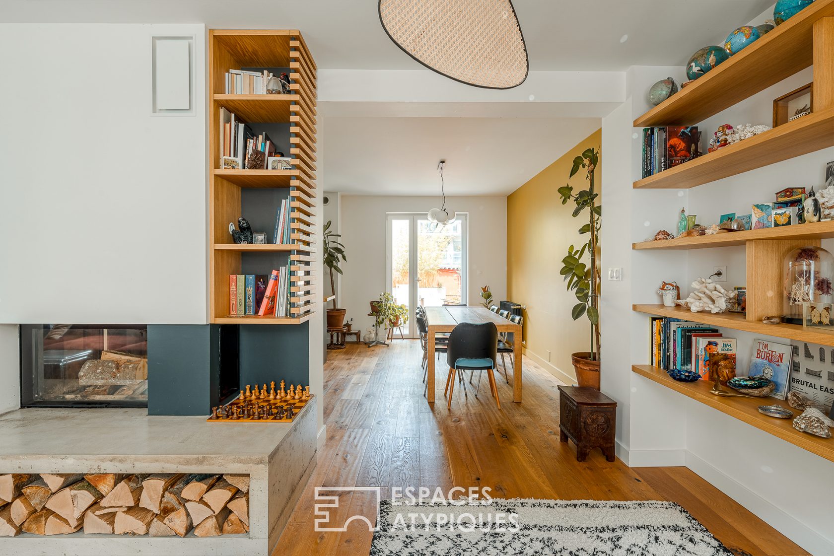 Maison de ville rénovée par un architecte au coeur de Neudorf