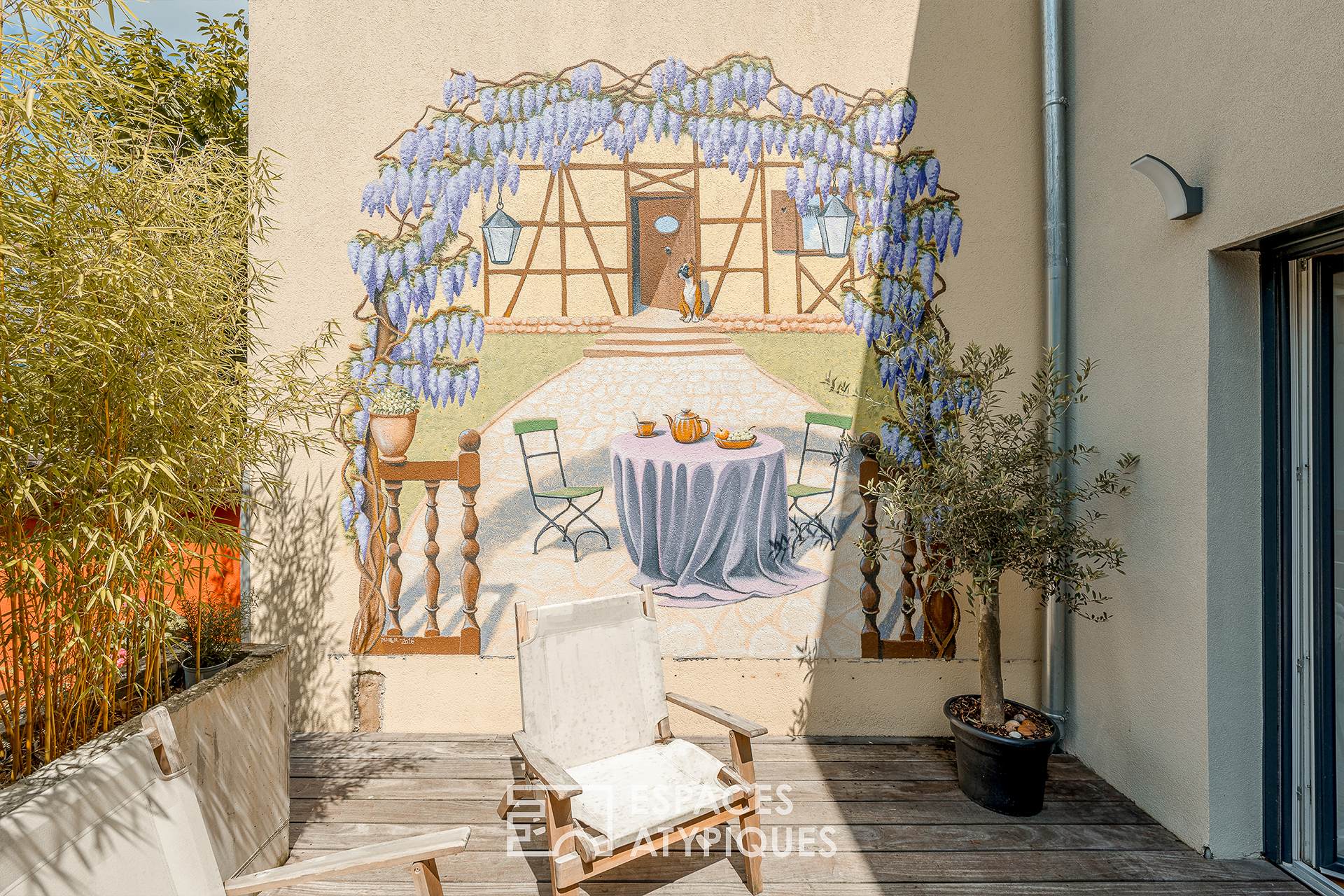 Maison de ville rénovée par un architecte au coeur de Neudorf