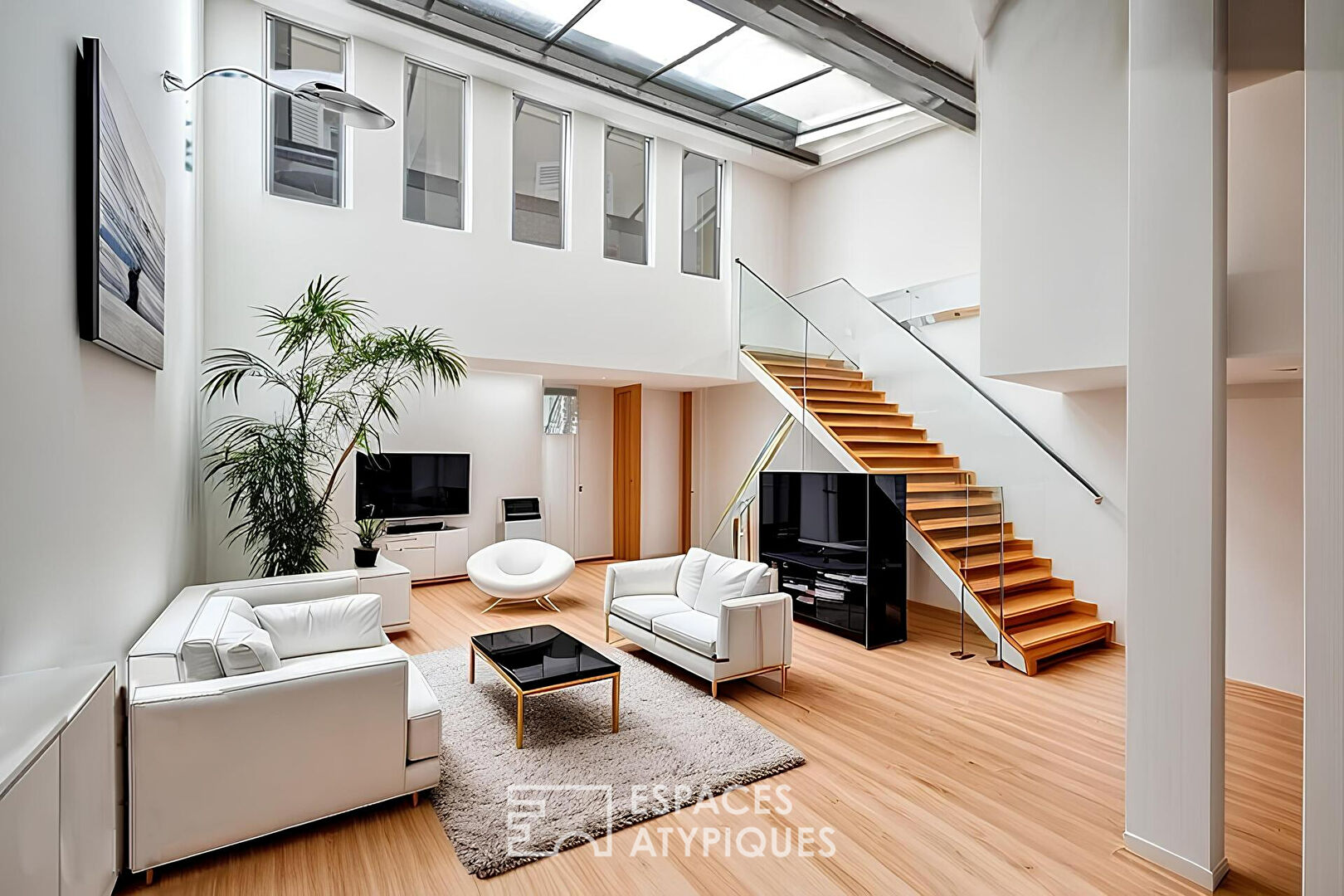Loft industriel repensé par architecte