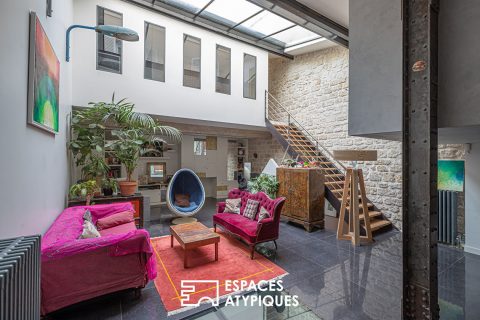 Loft industriel repensé par architecte
