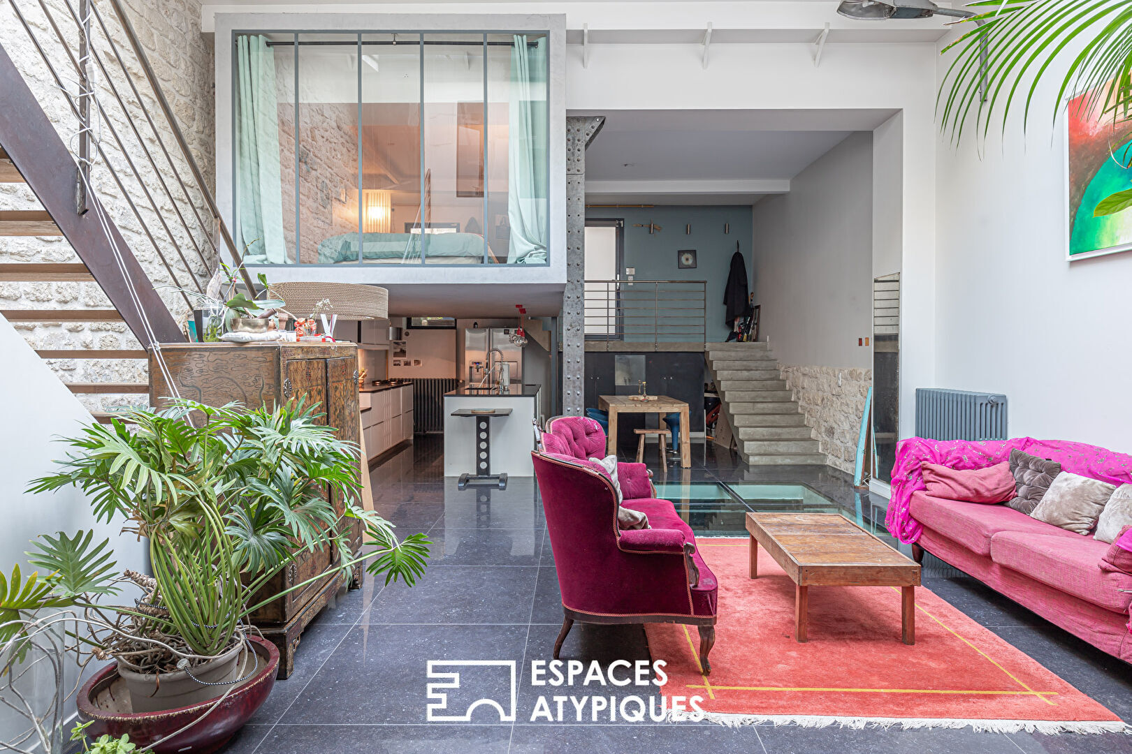 Loft industriel repensé par architecte