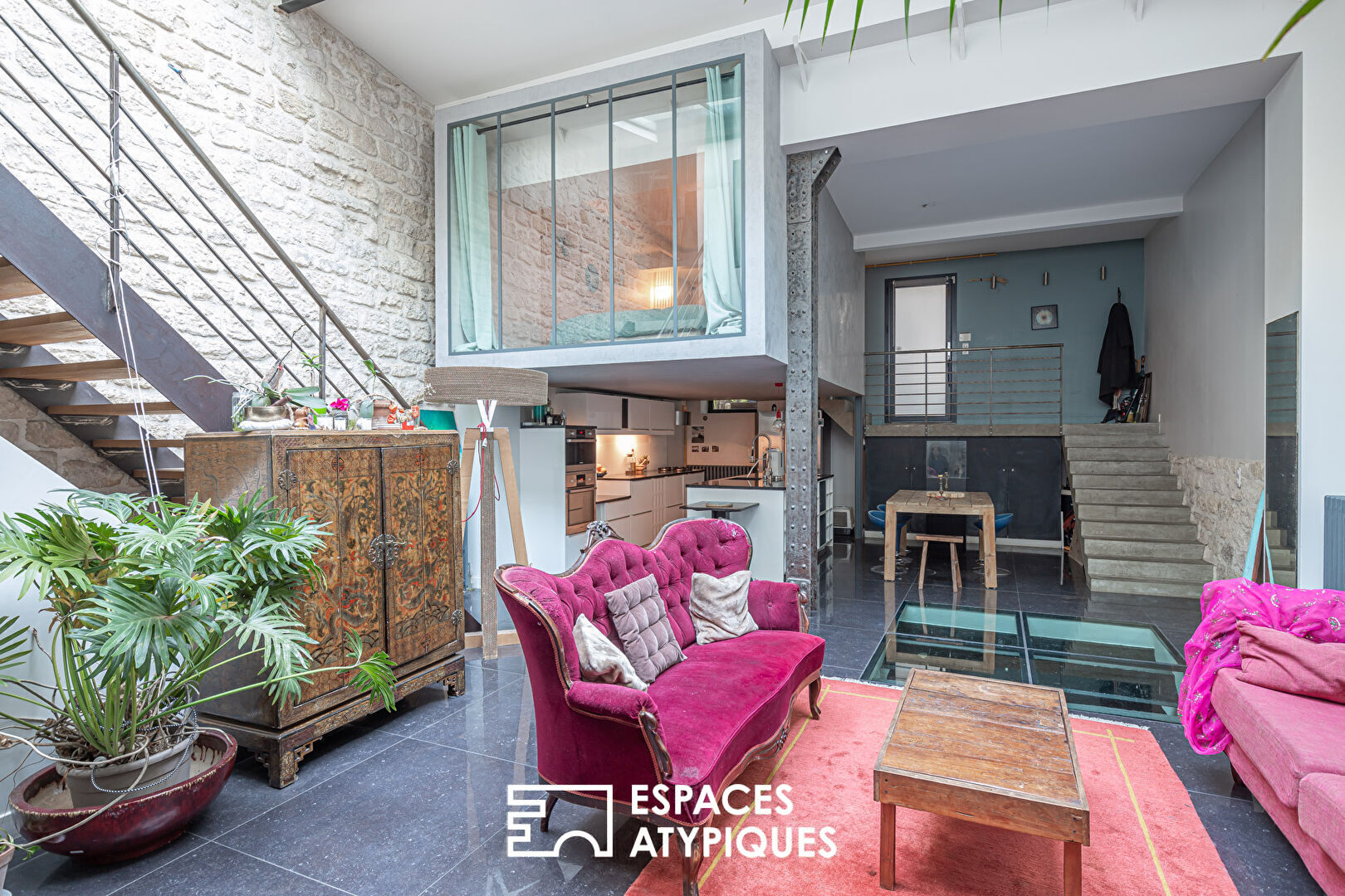 Loft industriel repensé par architecte