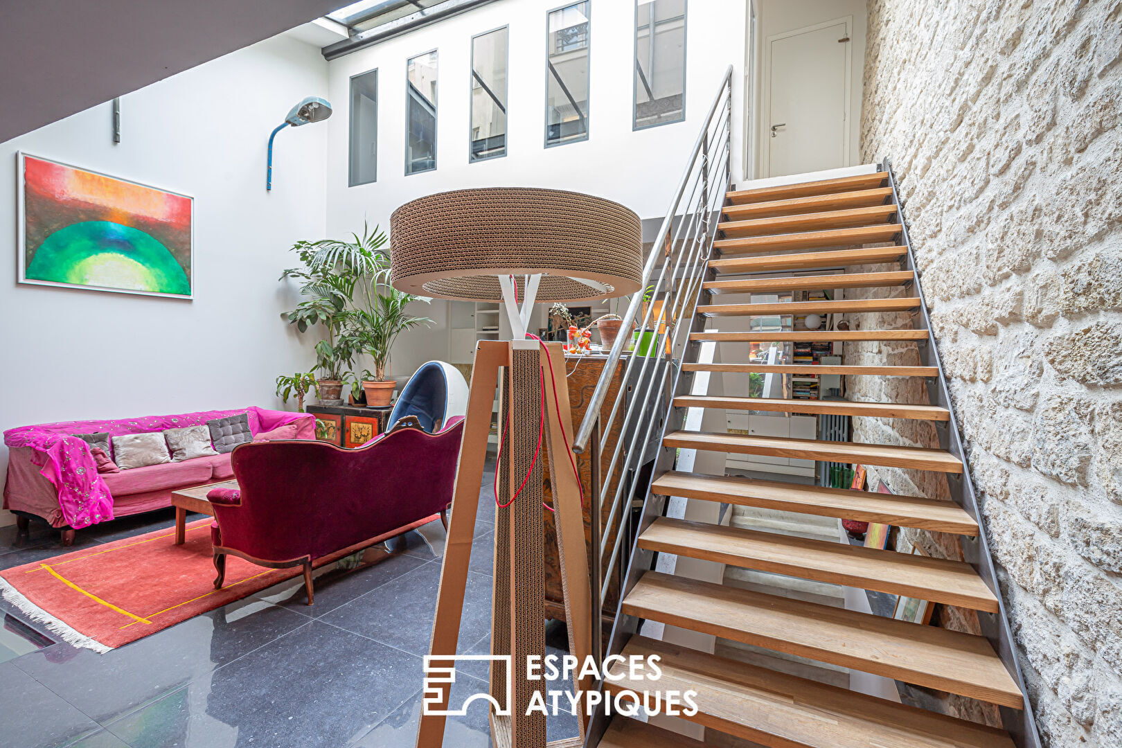 Loft industriel repensé par architecte