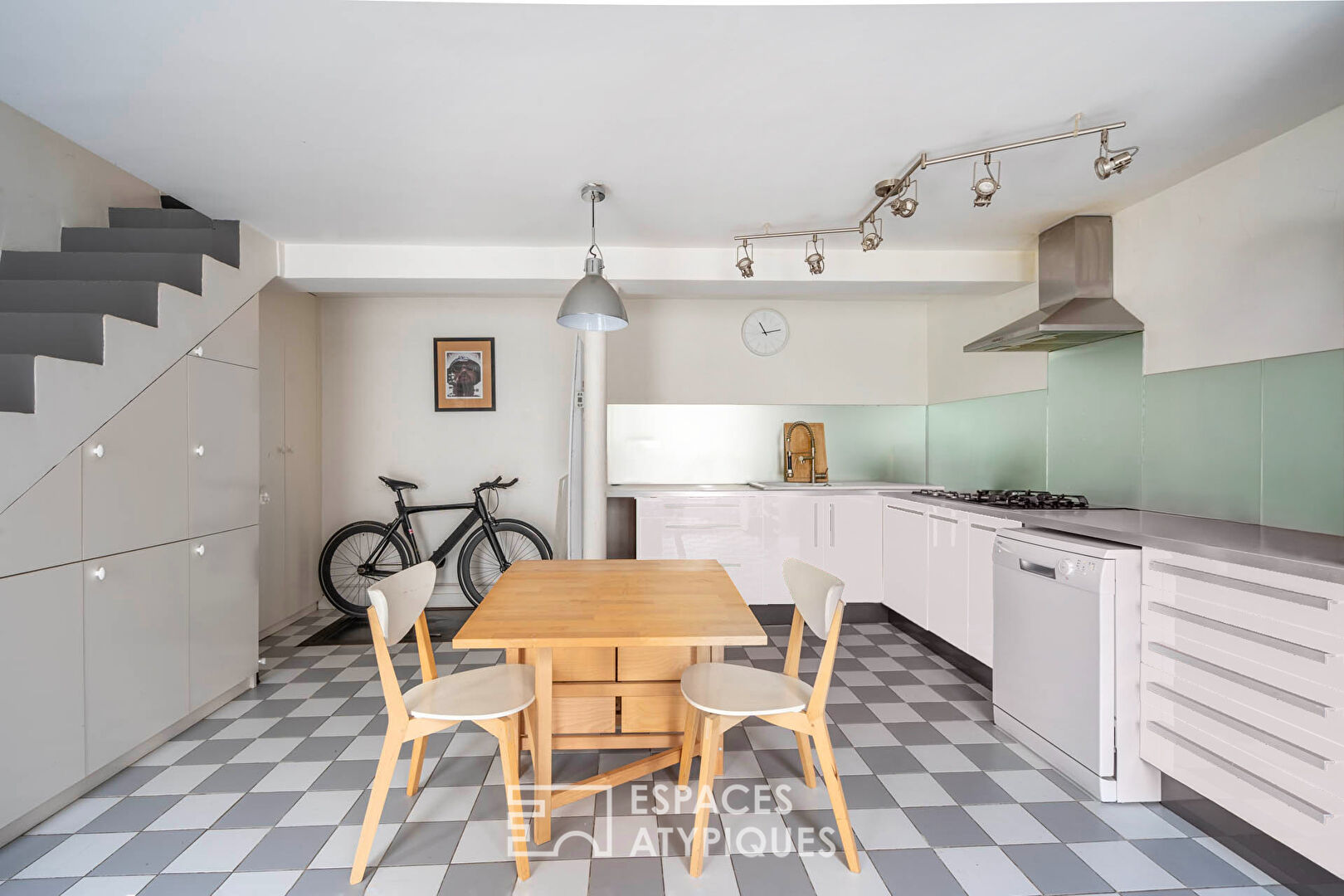 Triplex loft with multiple glass roofs