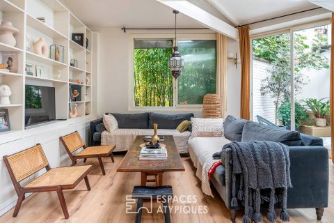 Atelier en duplex à usage mixte avec terrasses